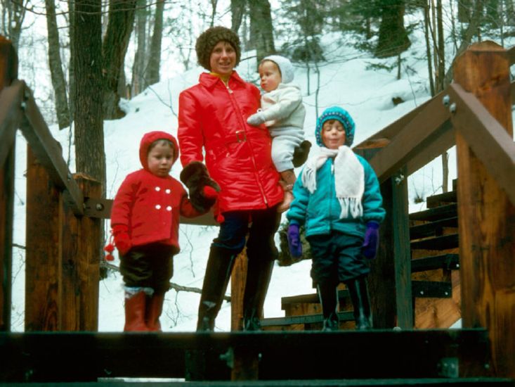  near Tahquamenon Falls, Upper Peninsula, Michigan, February 1975